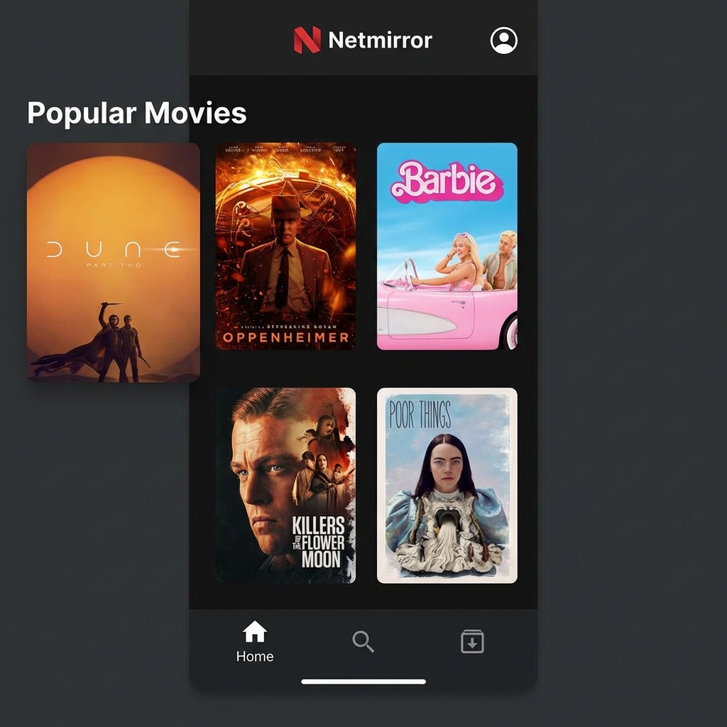 Watching movies on Netmirror